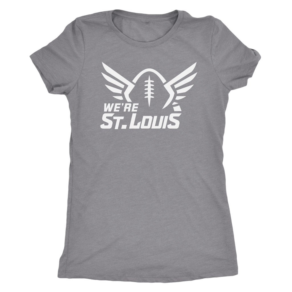 Women's White Logo T-Shirt – We're St Louis!!!