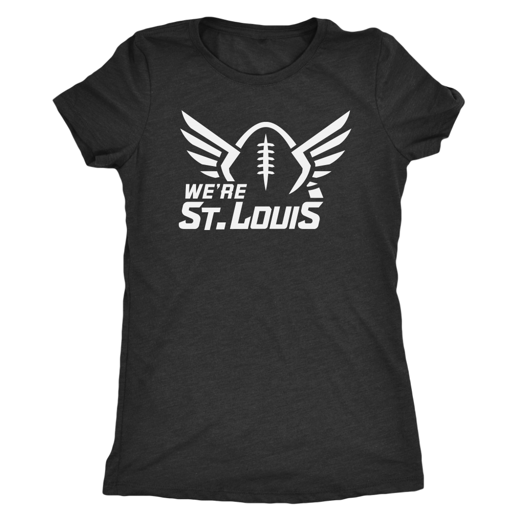 Women's White Logo T-Shirt – We're St Louis!!!