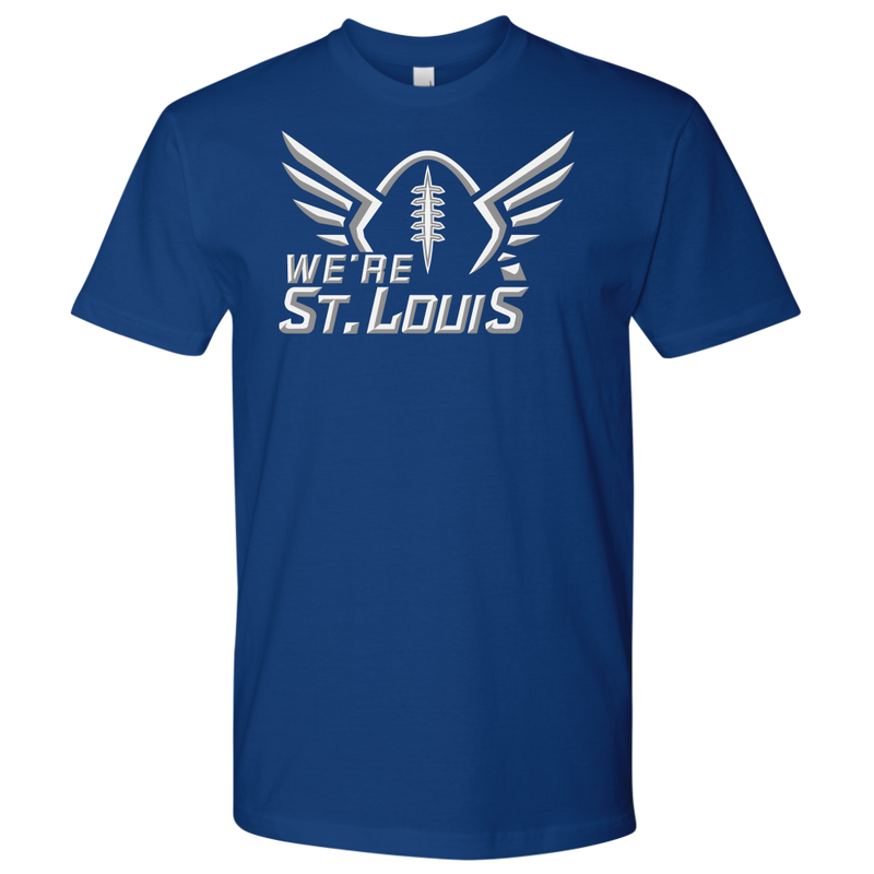 White Logo Long Sleeve Tee – We're St Louis!!!